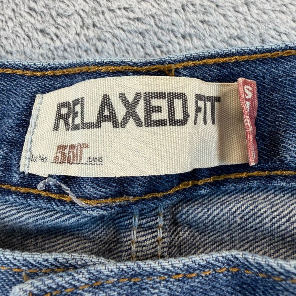 Levi’s 550 Relaxed Fit Jeans Men’s 38x30 Blue Denim Y2K Dad Jeans Straight Leg - Picture 5 of 9